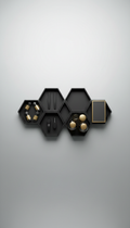 Matte Black Modular Lab Tray